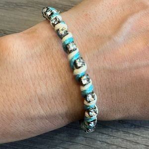 Braided Bracelet with Crystals